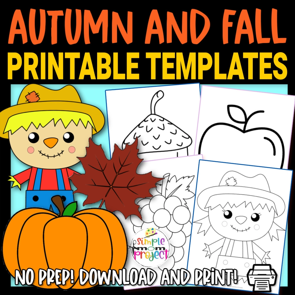 Fall and autumn printable templates