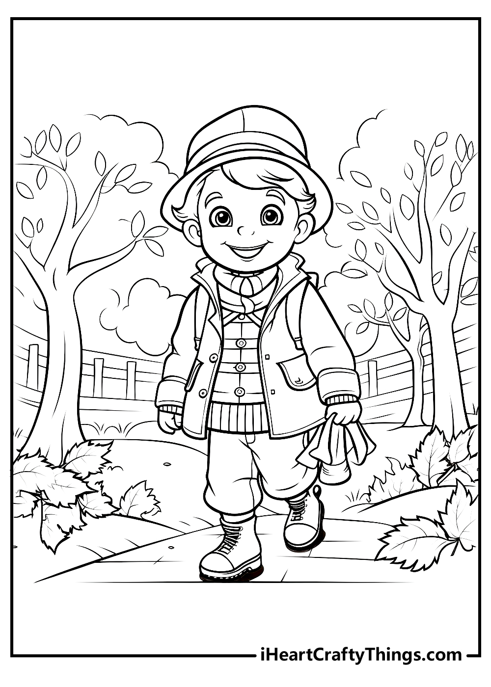 Fall coloring pages free printables