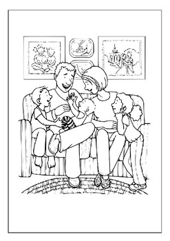 Celebrate family love with our printable family coloring pages collection pdf