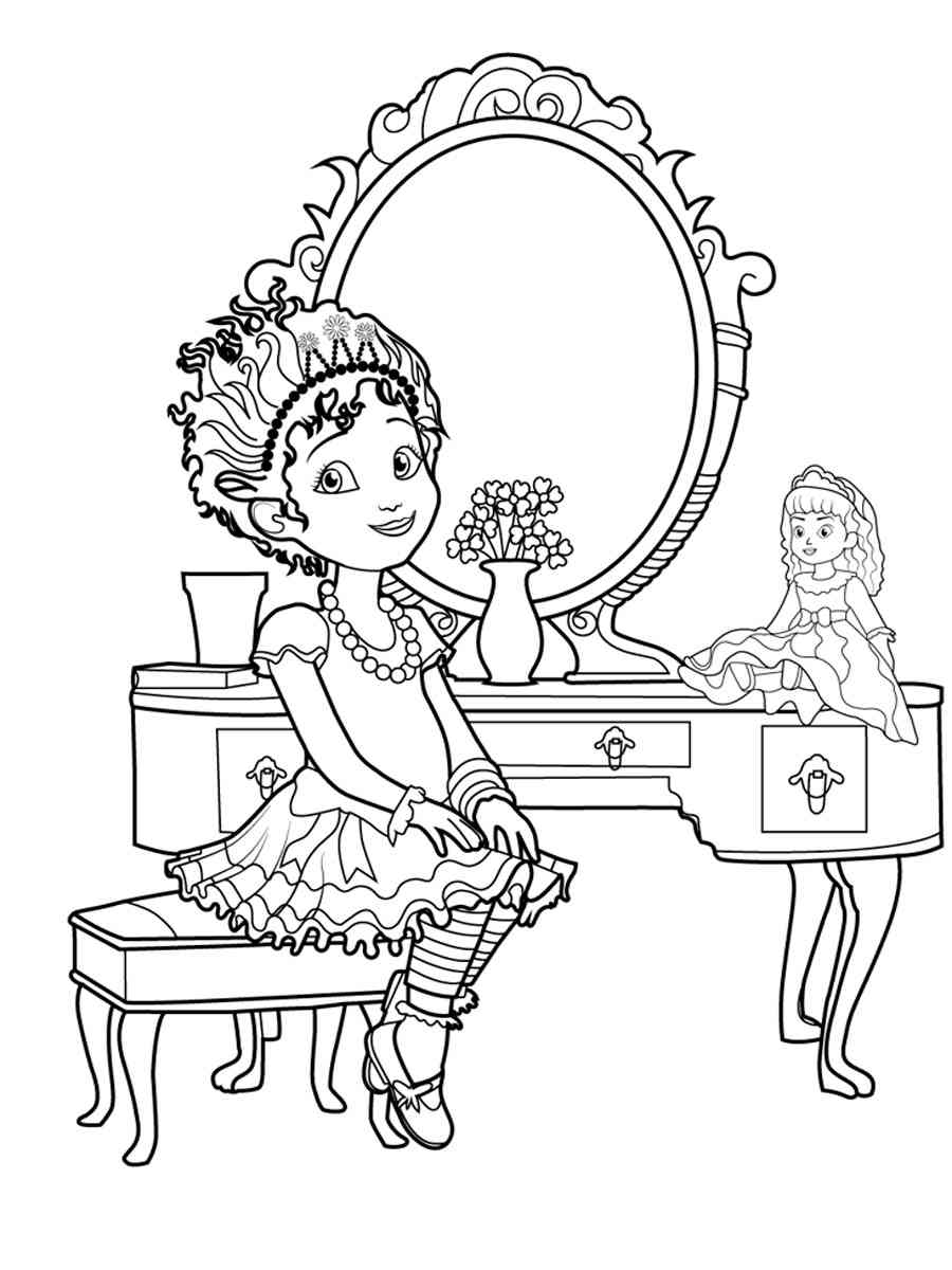 Fancy nancy coloring pages