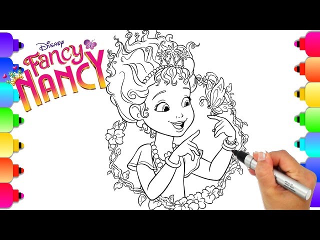 Learn how to draw fancy nancy from disneys hit show fancy nancy fancy nancy coloring book