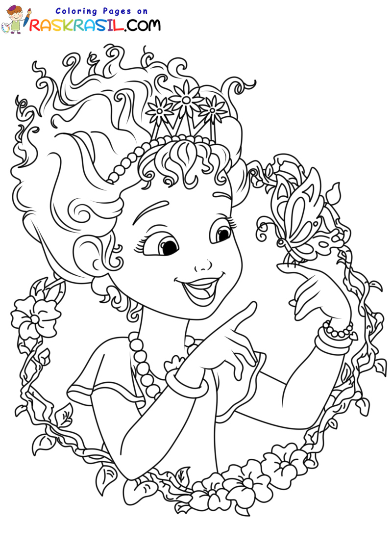 Fancy nancy coloring pages