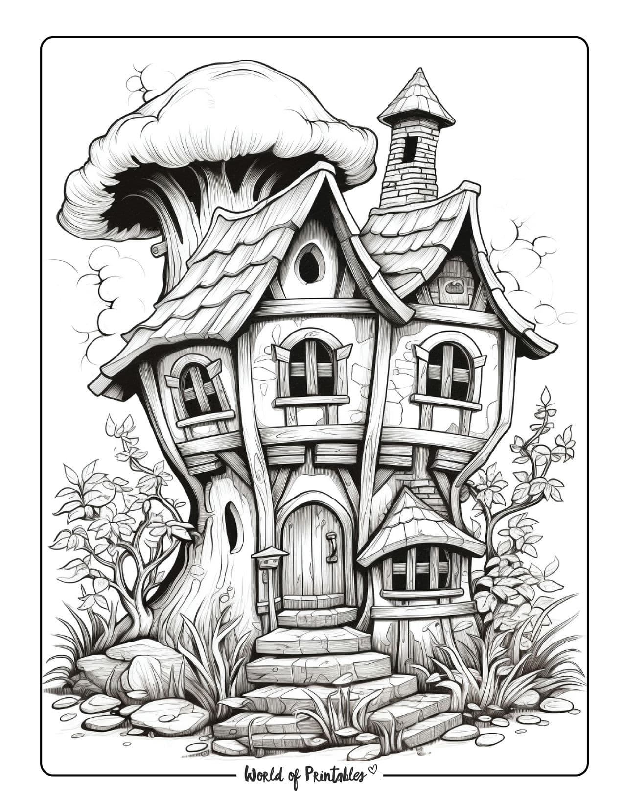 Fantasy coloring pages