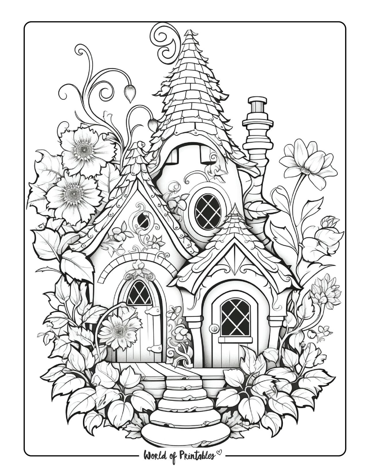 Fantasy coloring pages