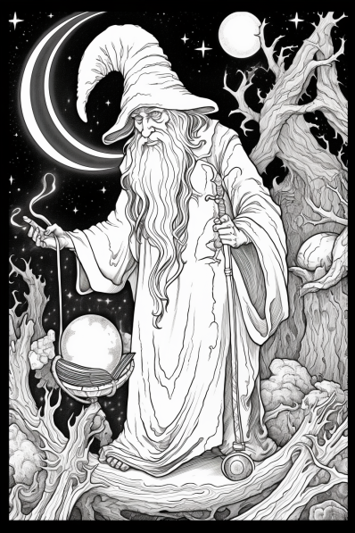 Ððâï free fantasy coloring pages for adults