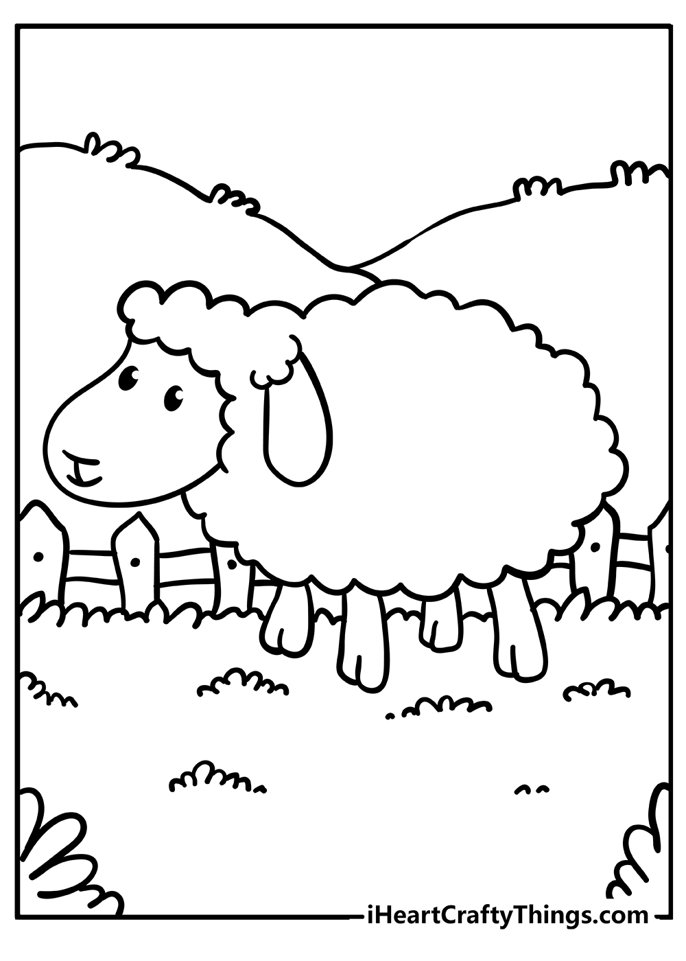 Farm animal coloring pages free printables