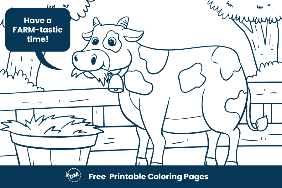 Farm animal coloring pages