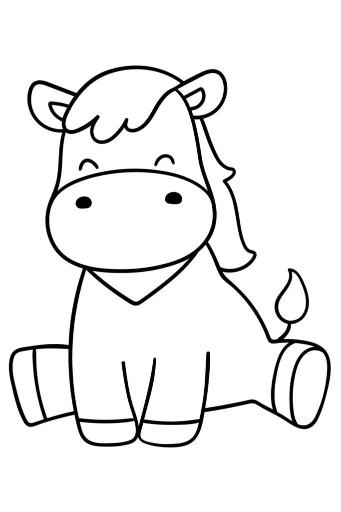Free printable farm animal coloring pages for kids