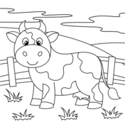 Farm animals coloring pages free printable pictures
