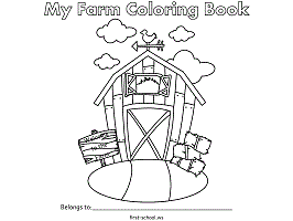 Farm animals coloring pages and printable activities