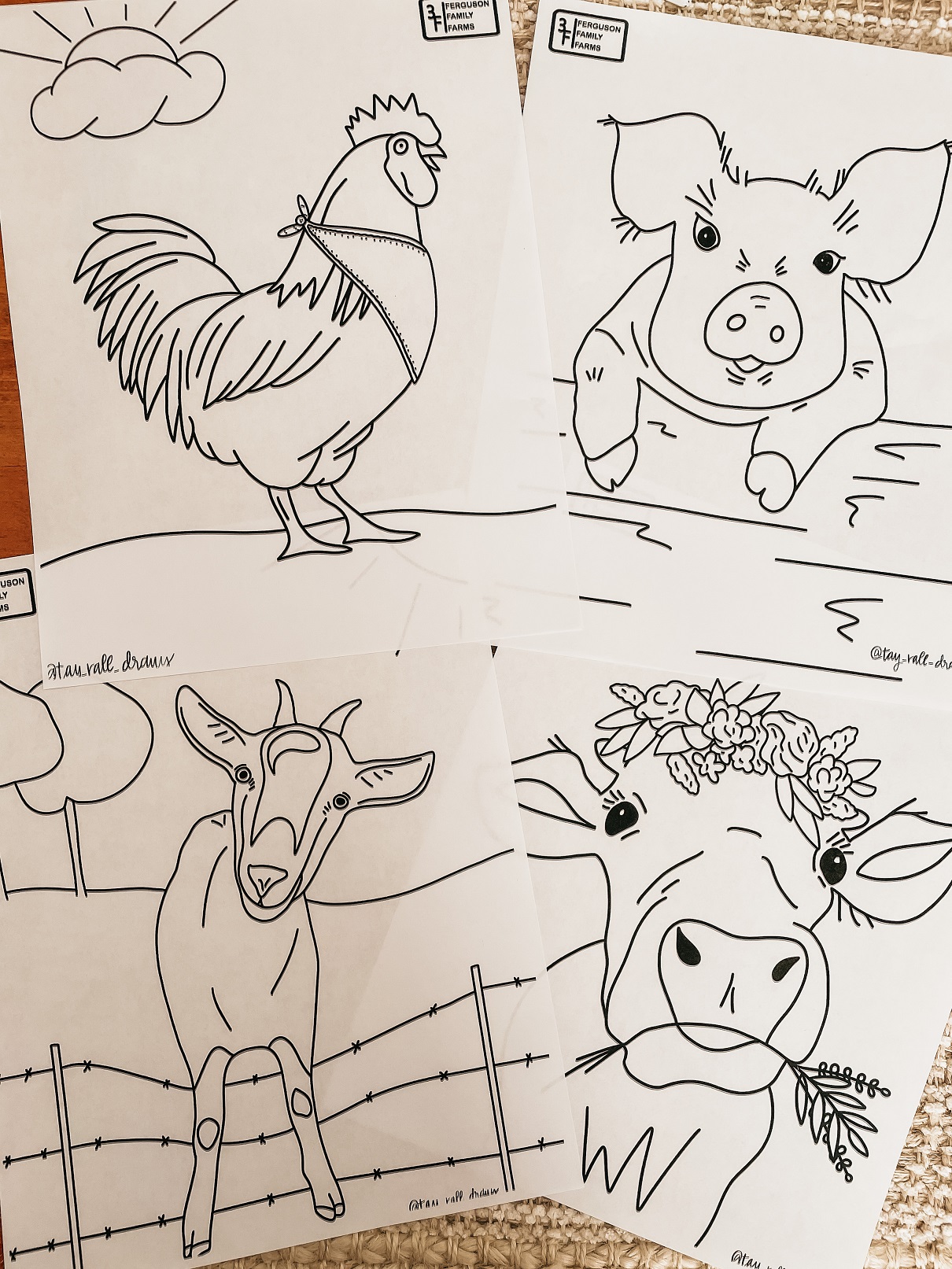 Free printable farm life coloring pages for all ages