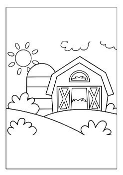 Relax and unwind with our printable farm coloring pages collection for kids pdf