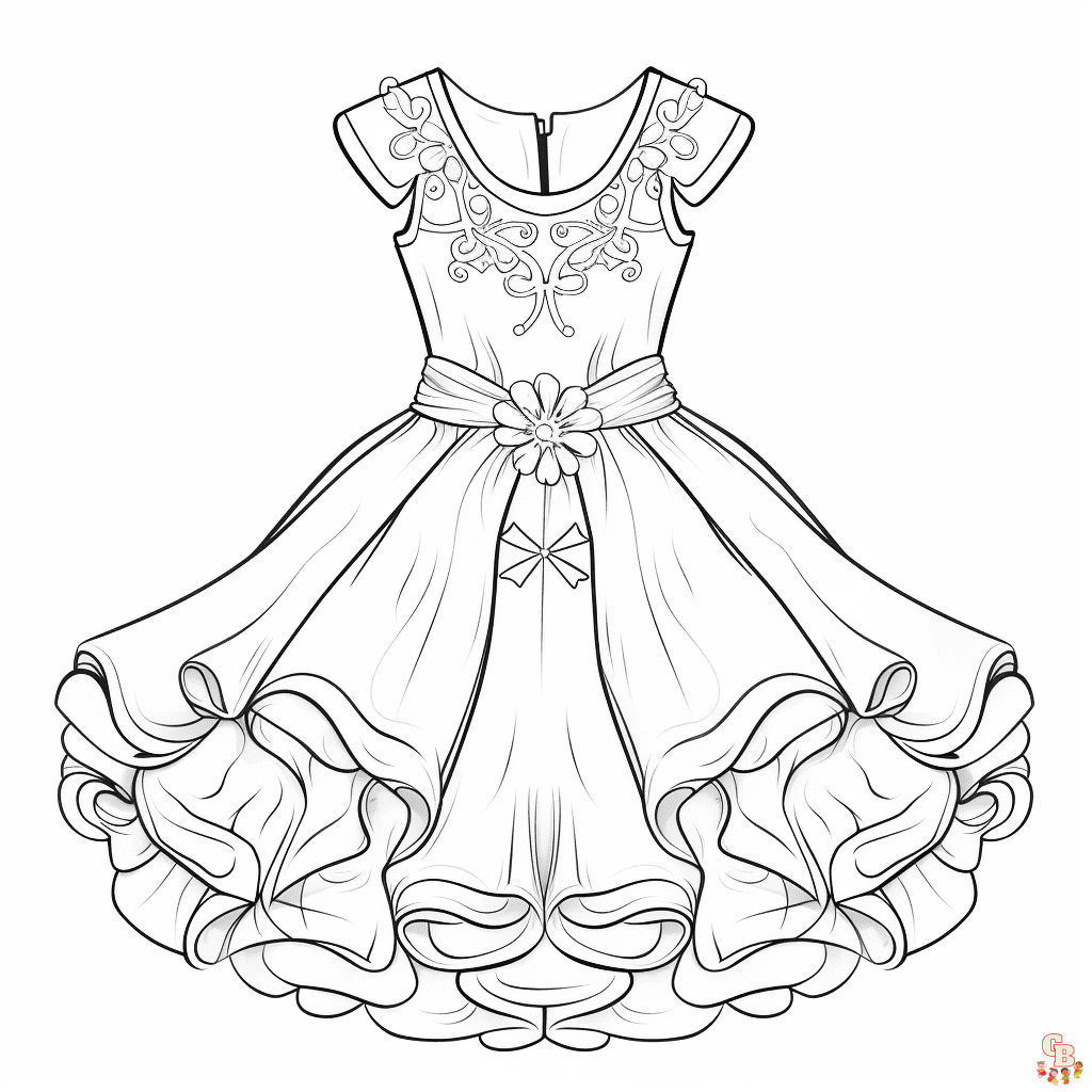 Printable fashion coloring pages free for kid and adults