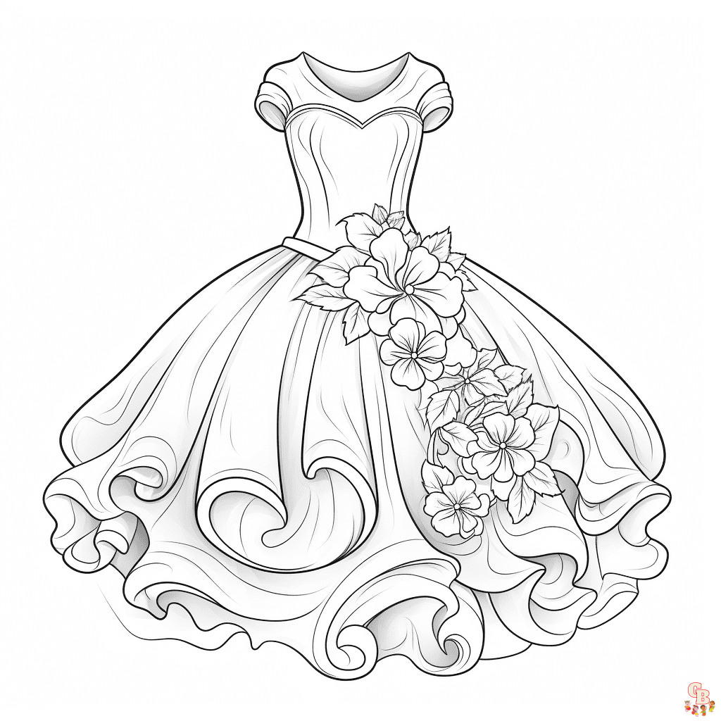 Printable fashion coloring pages free for kid and adults