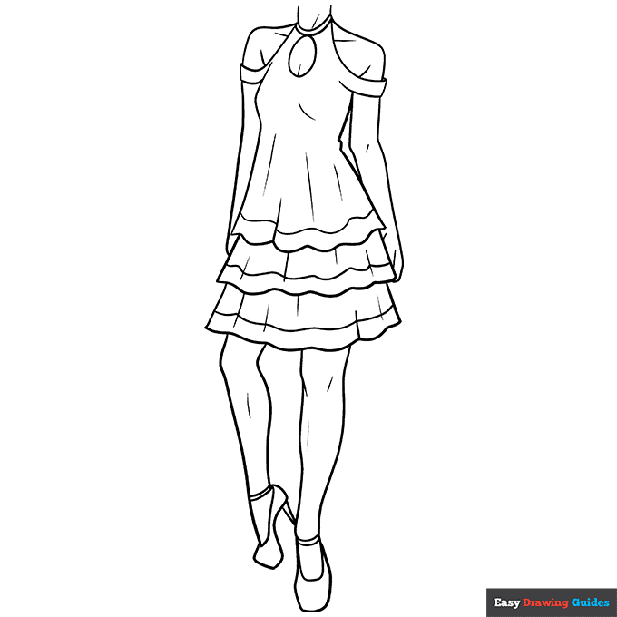 Free printable clothes coloring pages for kids