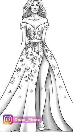 Printable fashion design coloring pages fashion illustration sketches dresses dress design sketches dress design drawing