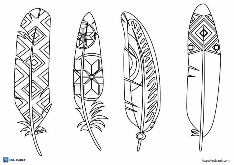 Free printable feather templates pdf