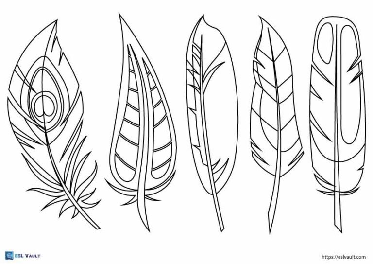 Free printable feather templates pdf