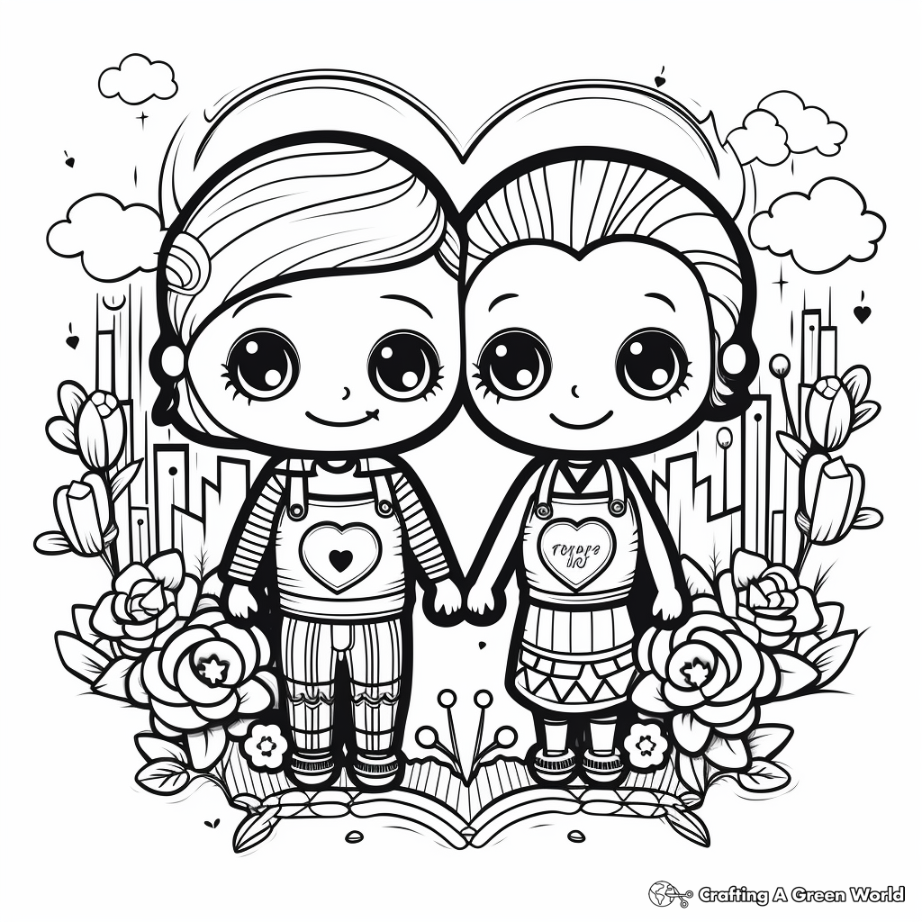 February coloring pages