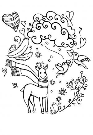 Free printable february coloring pages for adults and kids