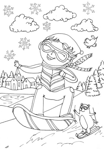 Peter boy in february coloring page free printable coloring pages