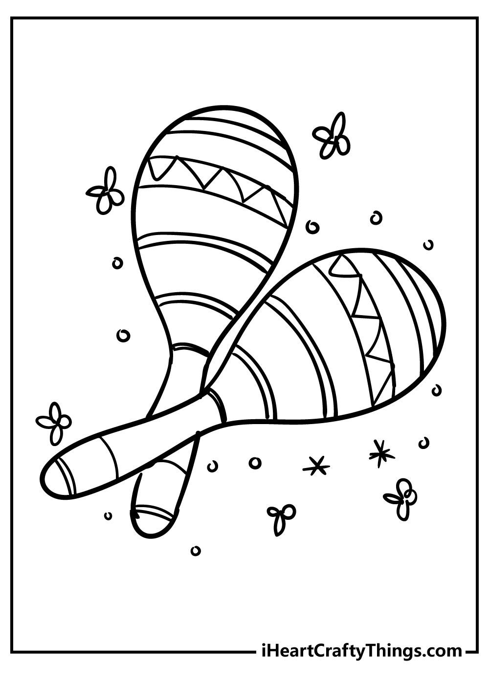 Mexican coloring pages free printables