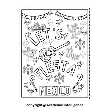 Cinco de mayo printable coloring printable fiesta coloring pages