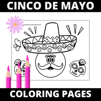 Printable fiesta cinco de mayo coloring pages cinco de mayo activity made by teachers