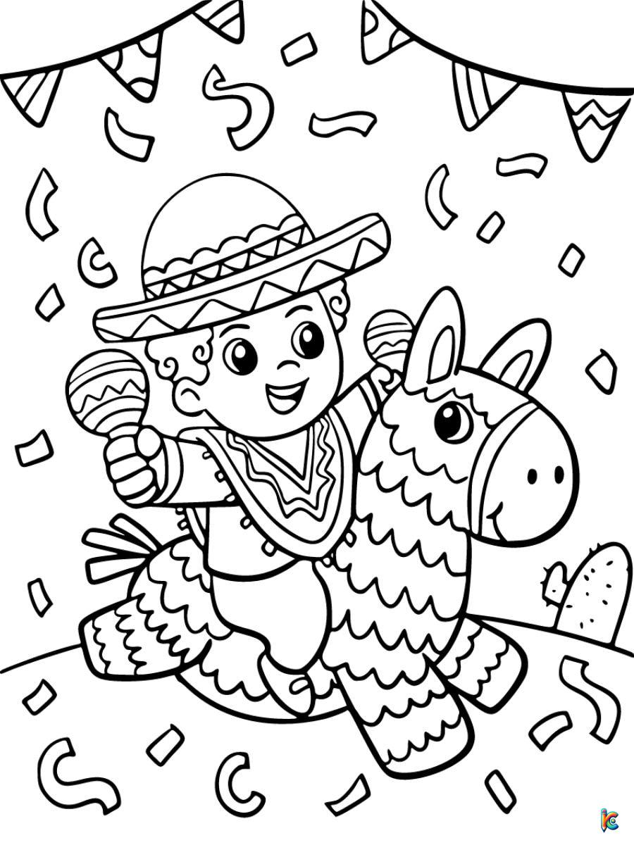 Cinco de mayo coloring pages â