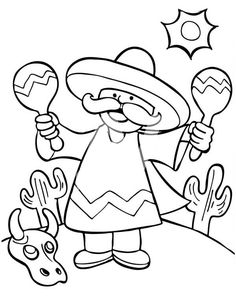 Mexican fiesta coloring page ideas mexican fiesta coloring pages fiestas