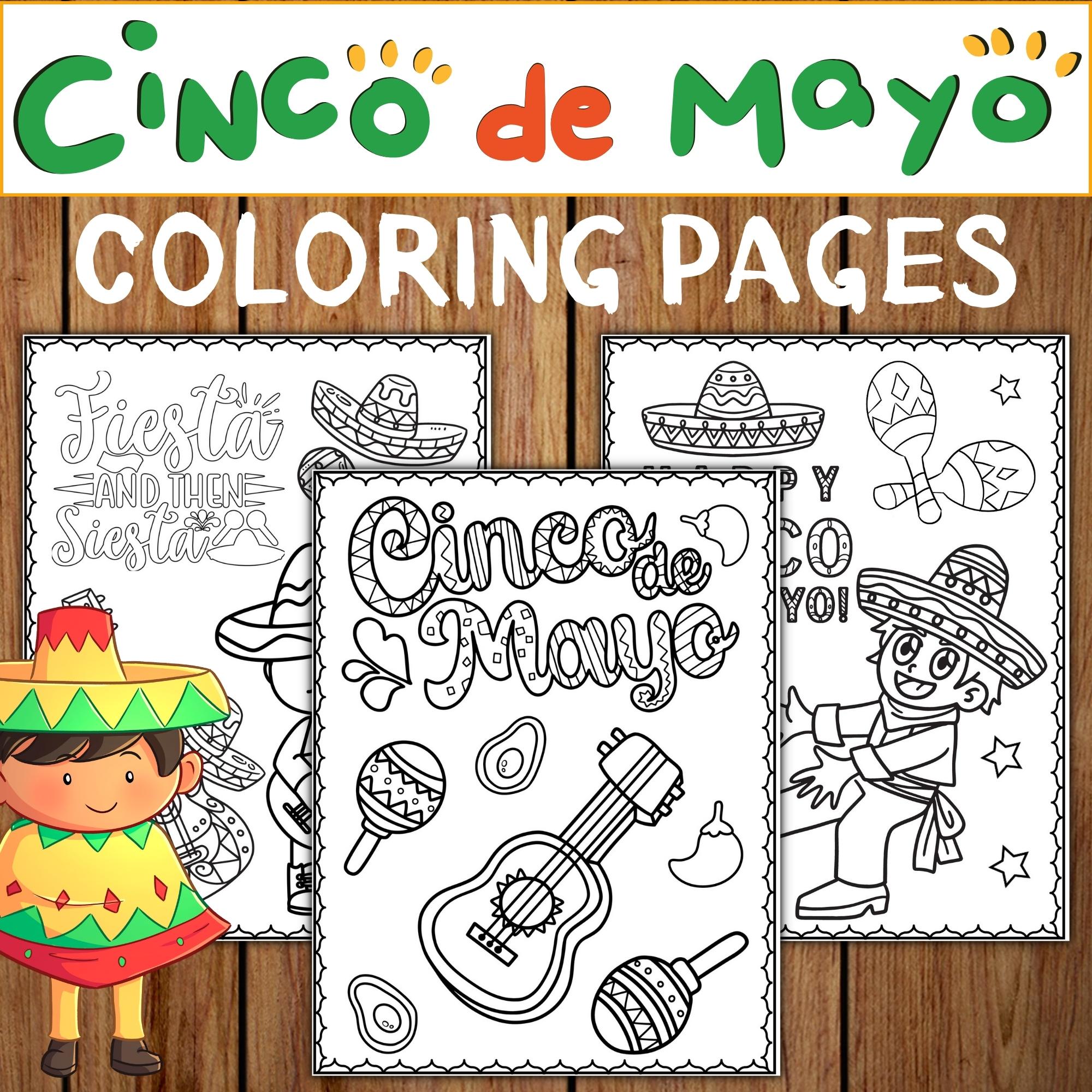 Cinco de mayo coloring pages mexican fiesta cinco de mayo coloring sheets made by teachers