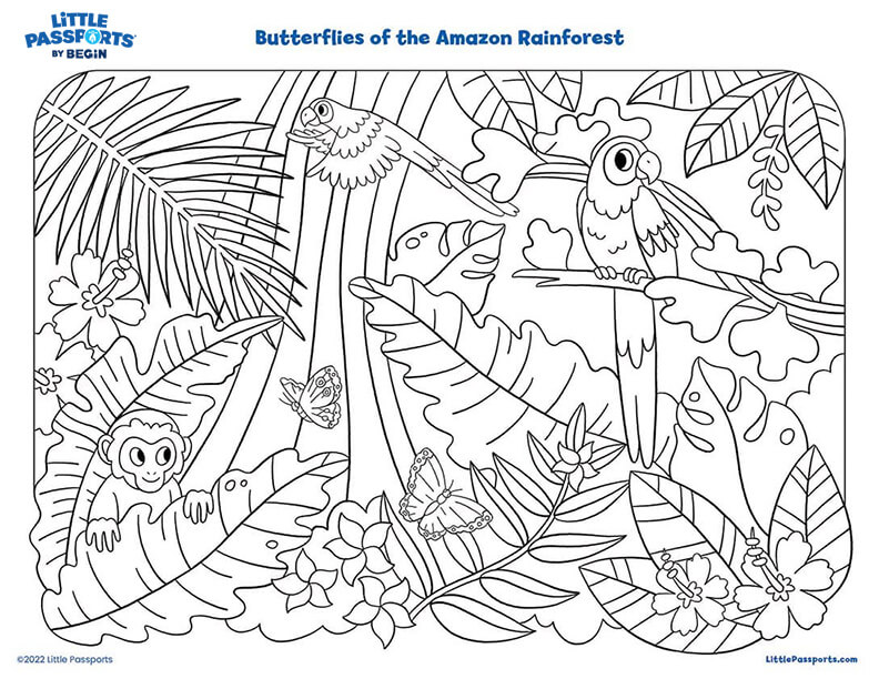 Butterfly coloring pages and more