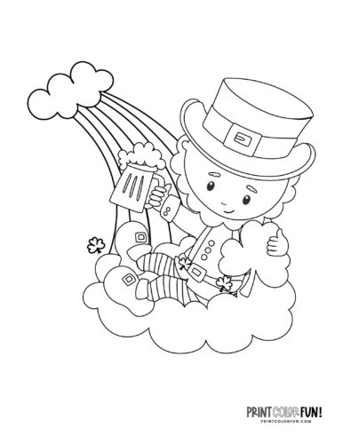 Free st patricks day printable coloring pages puzzles other fun for kids at