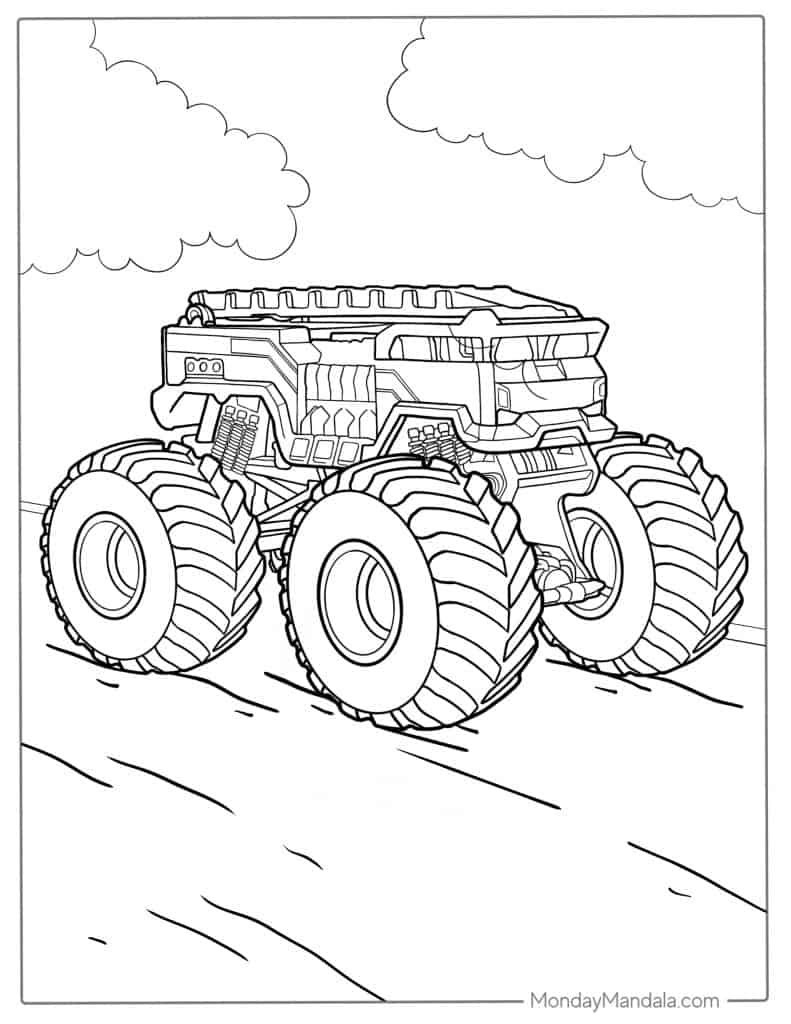 Fire truck coloring pages free pdf printables