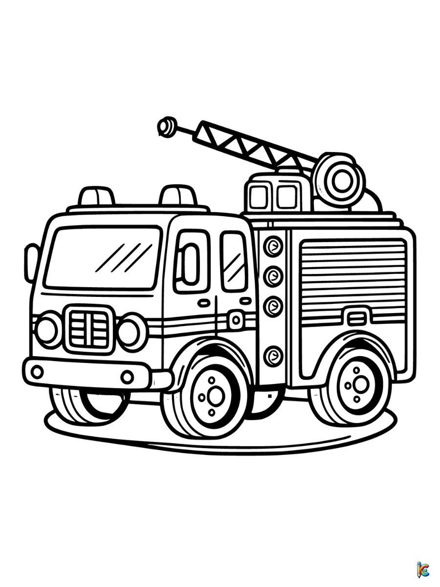 Truck coloring pages â