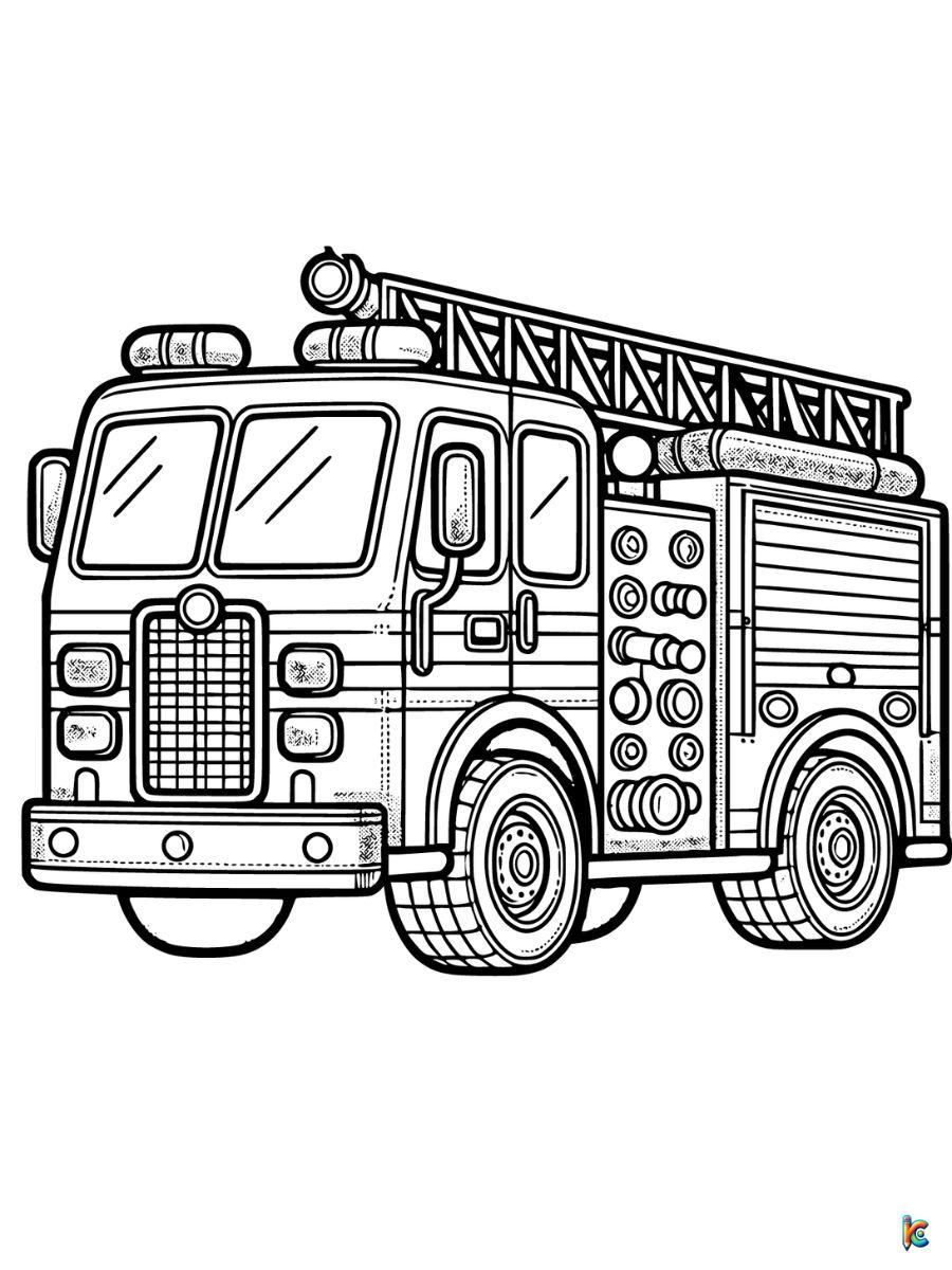 Truck coloring pages â