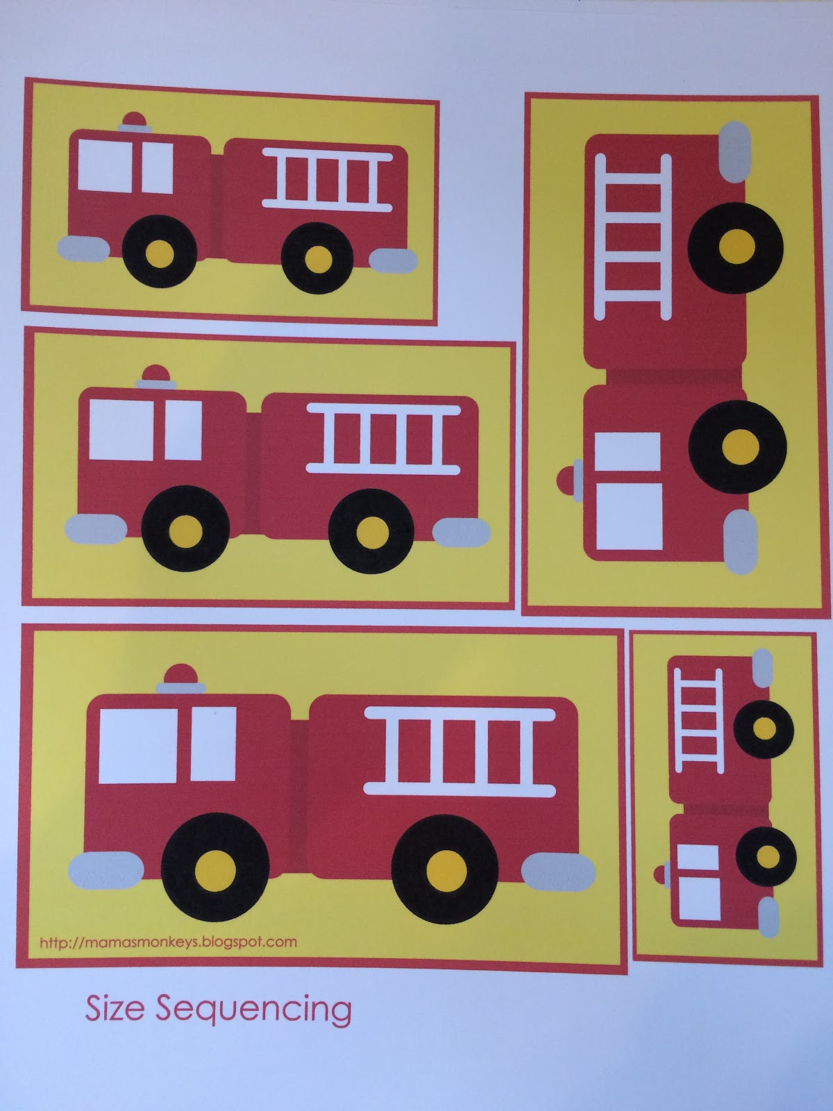 Letter f fire truck shape craft firefighter tot pack put out the fire visit a fire station day