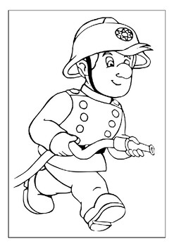 Printable firefighter coloring pages collection perfect for kids of all ages