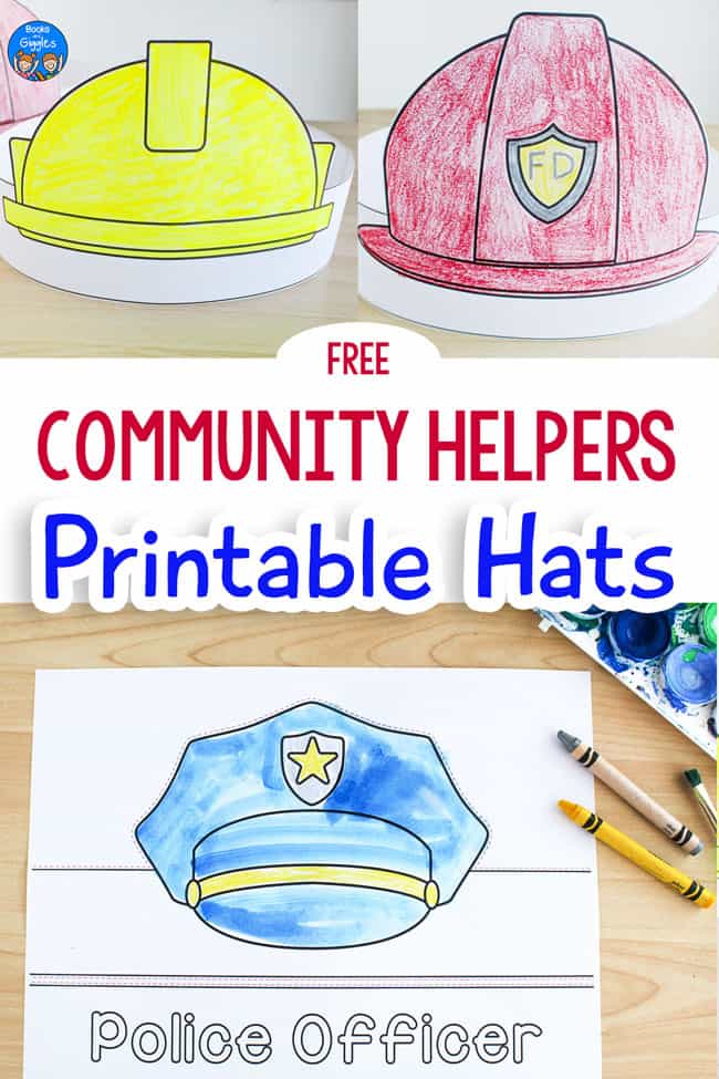 Munity helper hats free printable