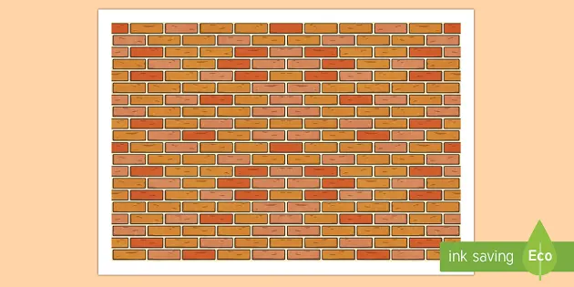 Brick themed display background print