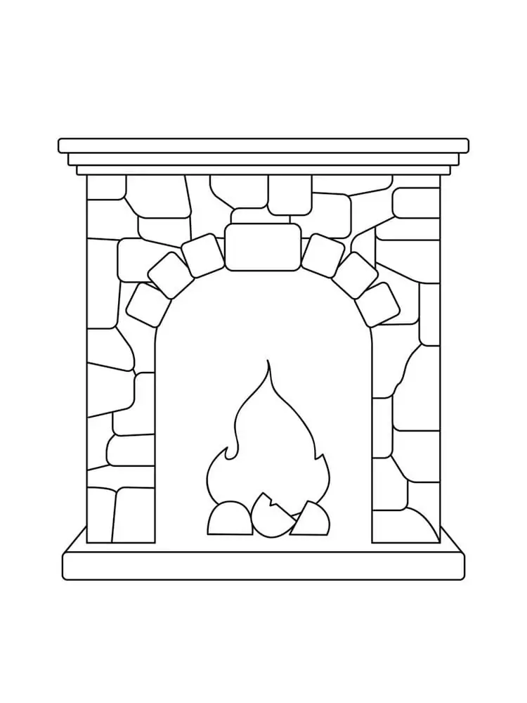 Fireplace malvorlagen