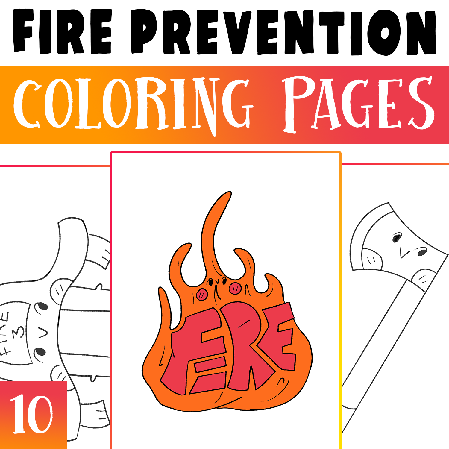 Fire prevention week coloring pages fire safety coloring workheet fire fighter made by teachers