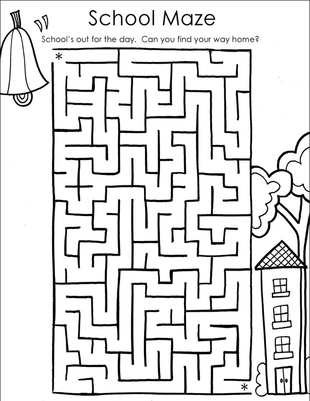 Back to school coloring pages printables