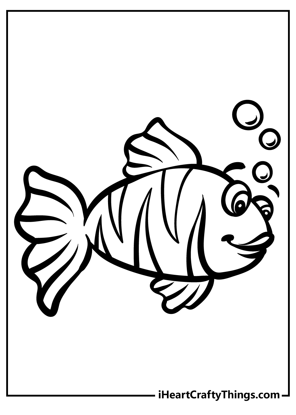 Fish coloring pages free printables