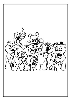 Unleash your creativity with five nights at freddys printable coloring pages