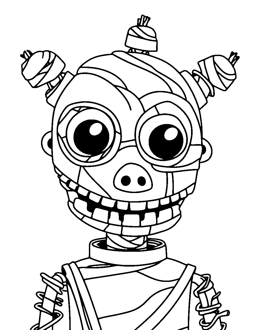 Five nights at freddys coloring pages free printables