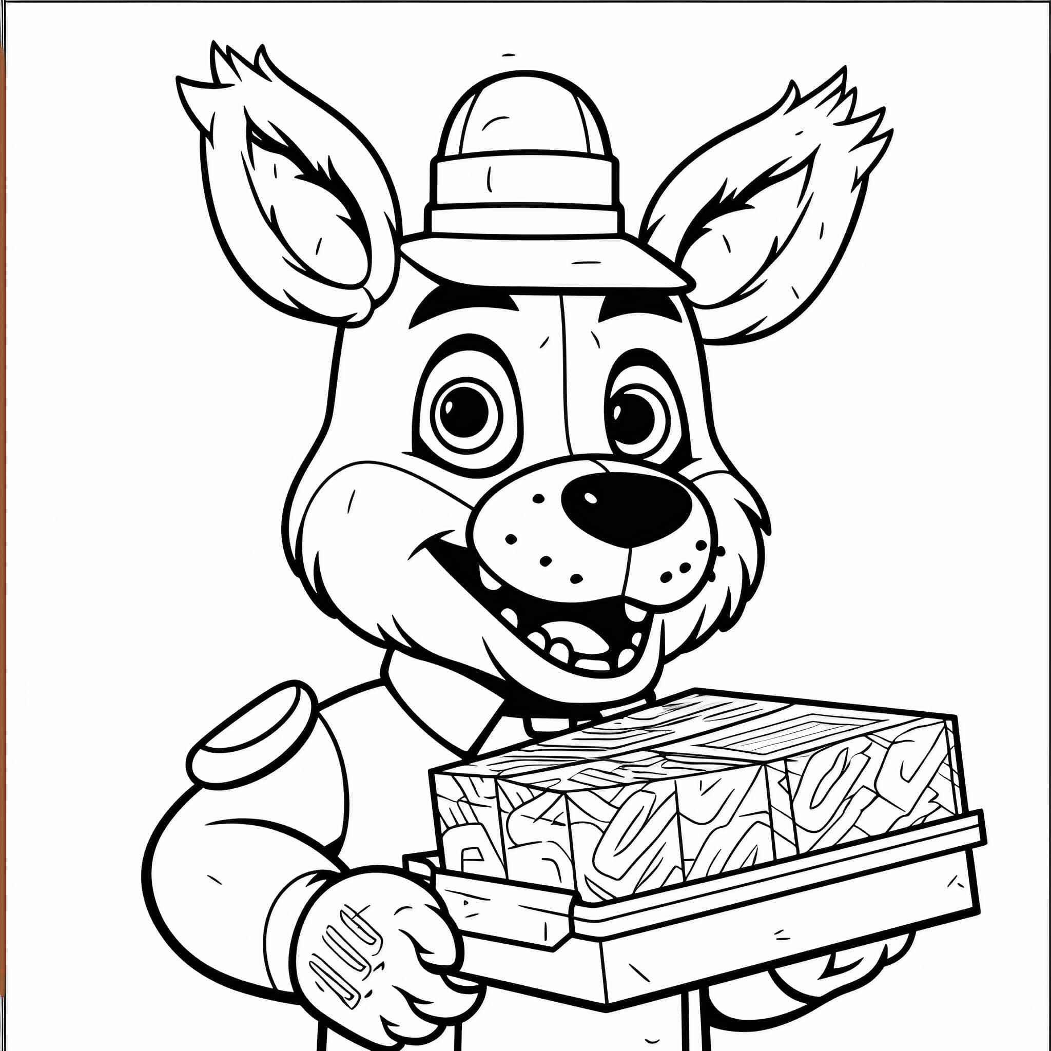 Fnaf coloring pages for free printable