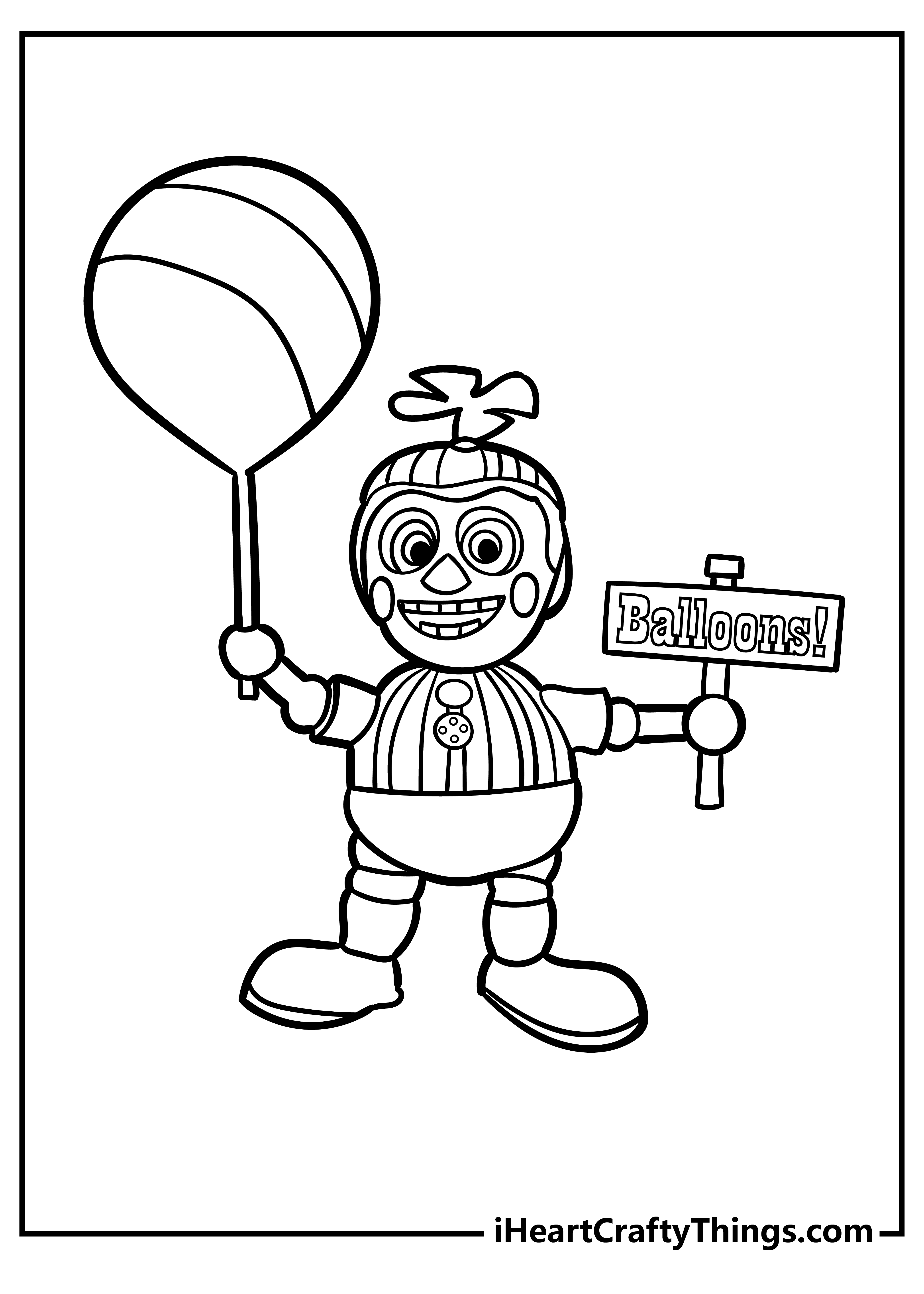 Five nights at freddys coloring pages free printables