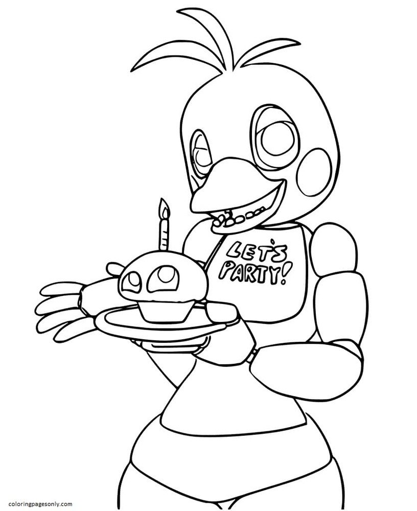 Five nights at freddys coloring pages printable for free download