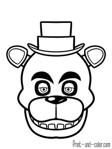 Five nights at freddys fnaf coloring pages coloring pictures coloring books